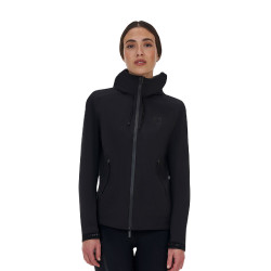 Casaco softshell feminino Equestro Ridertechnology impermeável com zíper