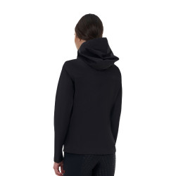 Casaco softshell feminino Equestro Ridertechnology impermeável com zíper