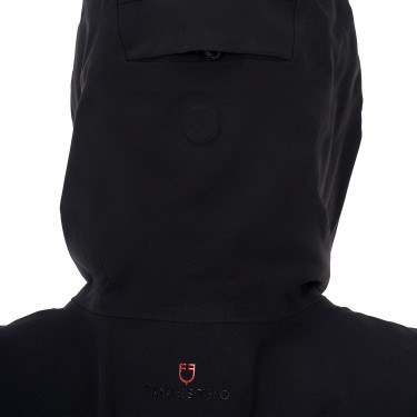 Casaco softshell feminino Equestro Ridertechnology impermeável com zíper
