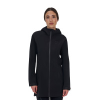 Casaco softshell feminino Equestro Ridertechnology impermeável longo