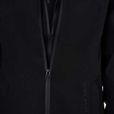 Casaco softshell feminino Equestro Ridertechnology impermeável longo