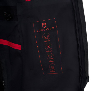 Casaco softshell feminino Equestro Ridertechnology impermeável longo