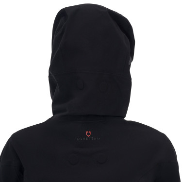 Casaco softshell feminino Equestro Ridertechnology impermeável longo