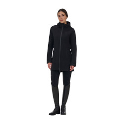 Casaco softshell feminino Equestro Ridertechnology impermeável longo
