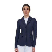 Casaco de competição feminino Equestro Ridertechnology com costuras seladas a quente