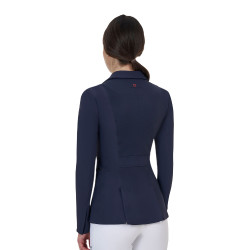 Casaco de competição feminino Equestro Ridertechnology com costuras seladas a quente