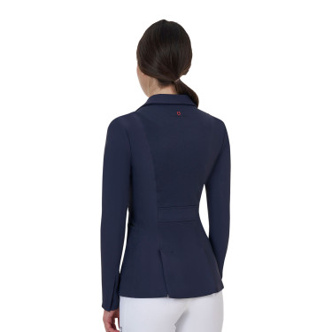 Casaco de competição feminino Equestro Ridertechnology com costuras seladas a quente
