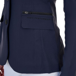 Casaco de competição feminino Equestro Ridertechnology com costuras seladas a quente
