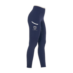 Leggings femininos com decorações perfuradas