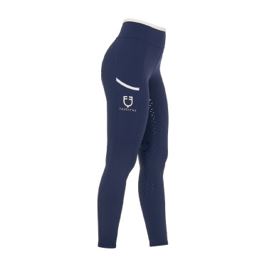 Leggings femininos com decorações perfuradas
