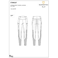 Leggings feminino full grip com inserções perfuradas