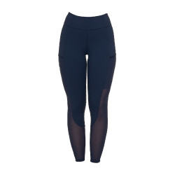 Leggings feminino full grip com inserções perfuradas Blazer marinho Azul-marinho