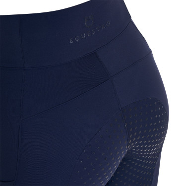 Leggings feminino full grip com inserções perfuradas Blazer marinho Azul-marinho