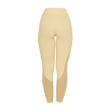 Leggings feminino full grip com inserções perfuradas