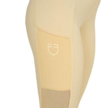 Leggings feminino full grip com inserções perfuradas