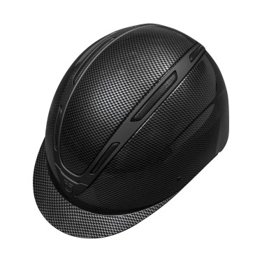 Capacete Apocalypse Carbon unissex concha de carbono homologação EN 1384-2023