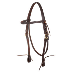 Cabeçada Western frontal liso