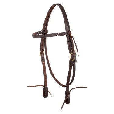 Cabeçada Western frontal liso