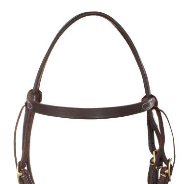 Cabeçada Western frontal liso