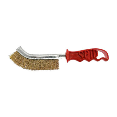 Escova para cascos em aço latonado Escova para cascos em aço latonado