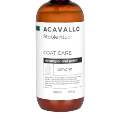 Brilhantador de pelagem de amêndoa 500 ml