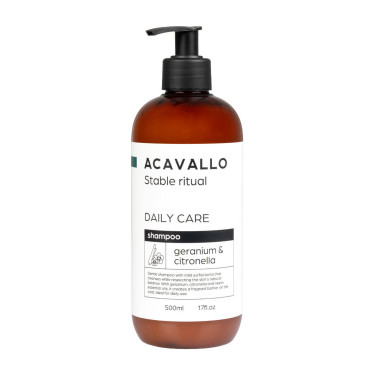 Shampoo à base de citronela gerânio e neem 500 ml