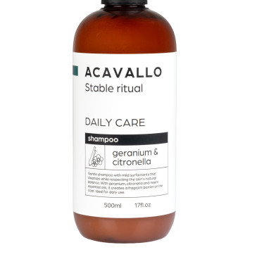 Shampoo à base de citronela gerânio e neem 500 ml