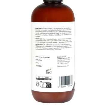 Shampoo à base de citronela gerânio e neem 500 ml