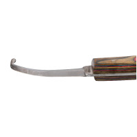 Faca para cascos de dupla lâmina
