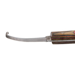 Faca para cascos de dupla lâmina
