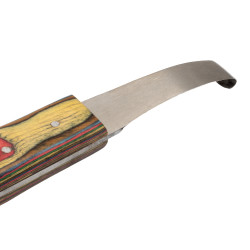 Faca para cascos de dupla lâmina