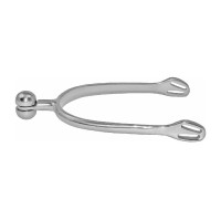 Esporas Inox Homem Soft Touch com meias-luas horizontais giratórias 30 mm