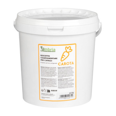 Biscoito vegetal para cavalos sabor cenoura 2,5 kg