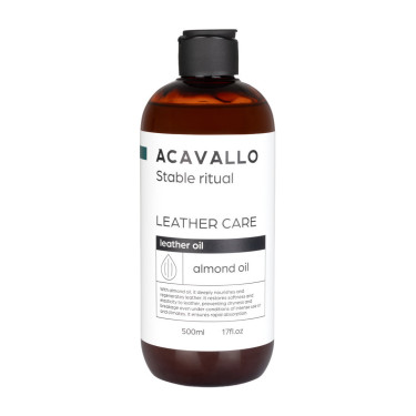 Óleo de couro de amêndoa 500 ml glicerina