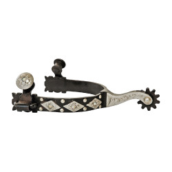 Esporas Western Brunidas com Strass