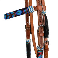 Brida western com decorações Navajo