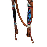 Brida western com decorações Navajo