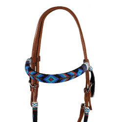 Brida western com decorações Navajo