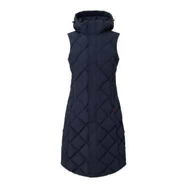 Colete acolchoado longo feminino Gem Waxy B Vertigo