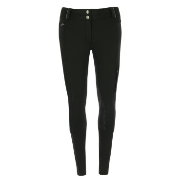 Calça softshell Equitheme Kitzbuhl com fundo de silicone Calça softshell Equitheme Kitzbuhl com fundo de silicone