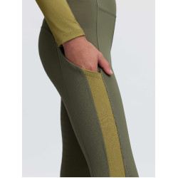 Calças de equitação Young Rider LeMieux Orla Harlow Coral Crush Verde salgueiro Kaki Calças de equitação Young Rider LeMieux Orla Harlow Coral Crush Verde salgueiro Kaki