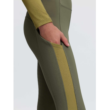 Calças de equitação Young Rider LeMieux Orla Harlow Coral Crush Verde salgueiro Kaki Calças de equitação Young Rider LeMieux Orla Harlow Coral Crush Verde salgueiro Kaki