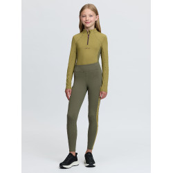 Calças de equitação Young Rider LeMieux Orla Harlow Coral Crush Verde salgueiro Kaki Calças de equitação Young Rider LeMieux Orla Harlow Coral Crush Verde salgueiro Kaki