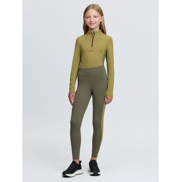 Calças de equitação Young Rider LeMieux Orla Harlow Coral Crush Verde salgueiro Kaki Calças de equitação Young Rider LeMieux Orla Harlow Coral Crush Verde salgueiro Kaki