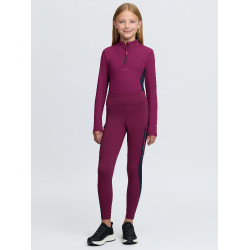 Calças de equitação Young Rider LeMieux Orla Harlow Coral Crush Amora-preta Bordô Calças de equitação Young Rider LeMieux Orla Harlow Coral Crush Amora-preta Bordô