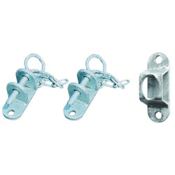 Conjunto de fixação para porta de pasto La Gée Conjunto de fixação para porta de pasto La Gée
