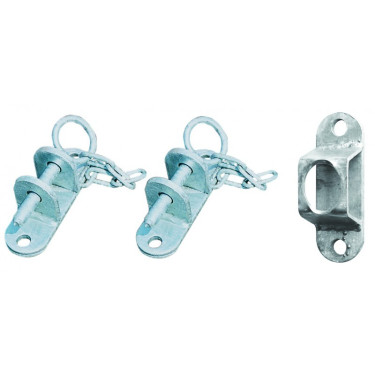 Conjunto de fixação para porta de pasto La Gée Conjunto de fixação para porta de pasto La Gée