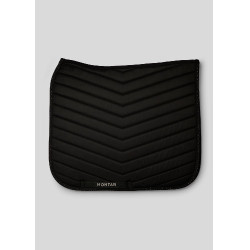 Almofada de sela de dressage White Fair com cristais gun metal Montar Preto Almofada de sela de dressage White Fair com cristais gun metal Montar Preto