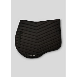 Sangle de saut blanche avec cristaux canon Montar Preto