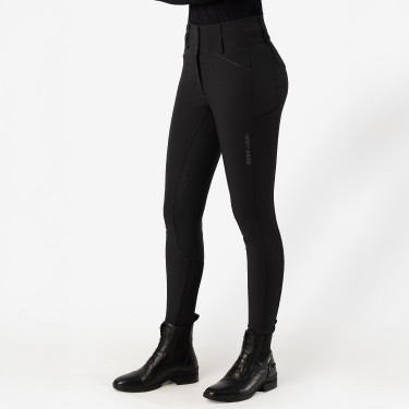 Calças de equitação Euro-Star Aurelle FullGrip Schoeller SL mulher